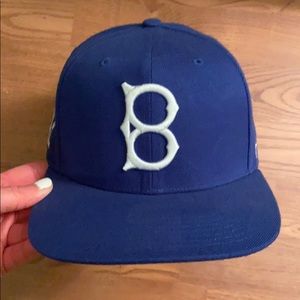 Brooklyn Dodgers Jackie Robinson 42 flat brim hat